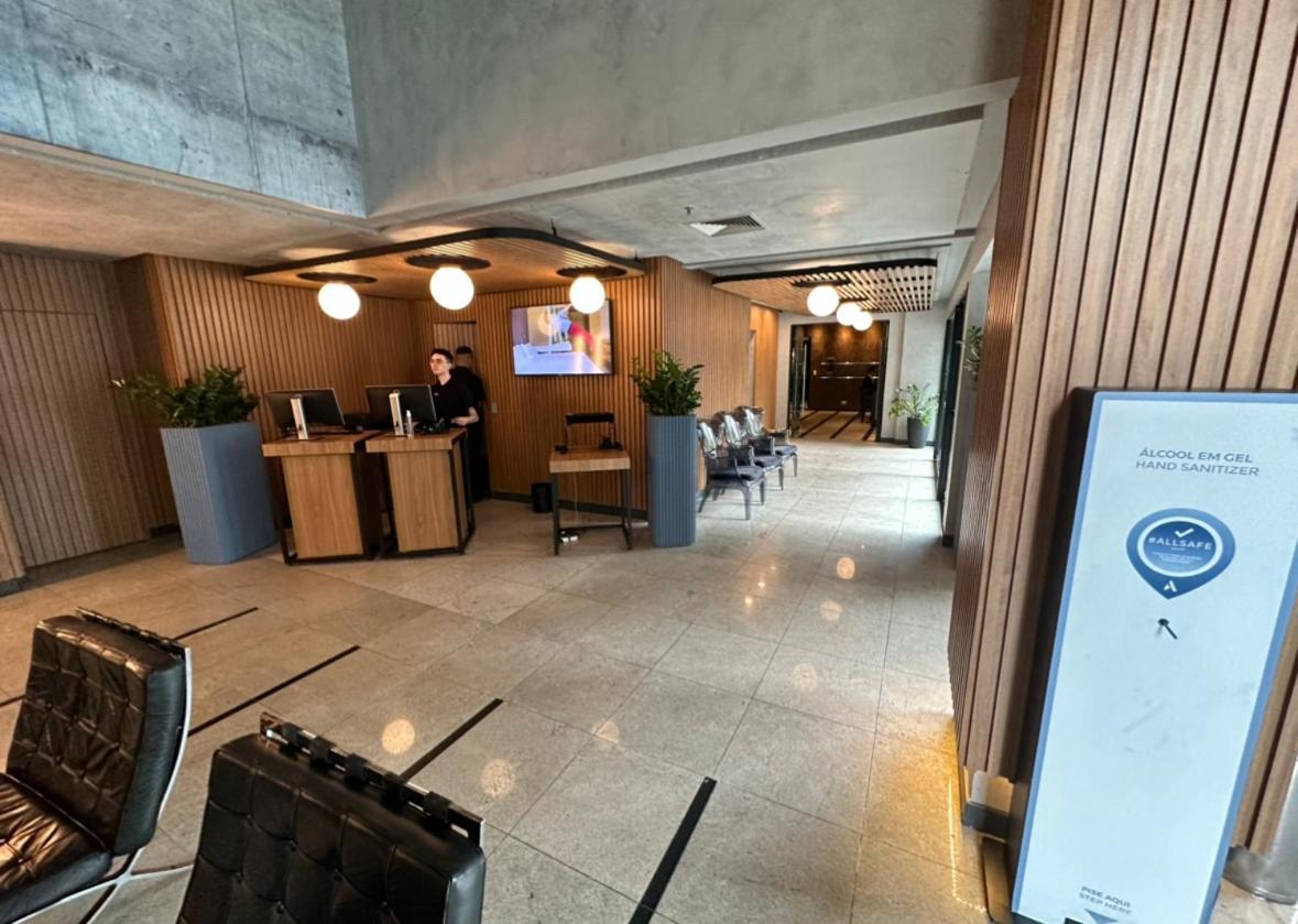 Flat Reformado Em Hotel No Jardins 圣保罗 外观 照片