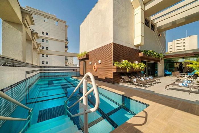 Flat Reformado Em Hotel No Jardins 圣保罗 外观 照片