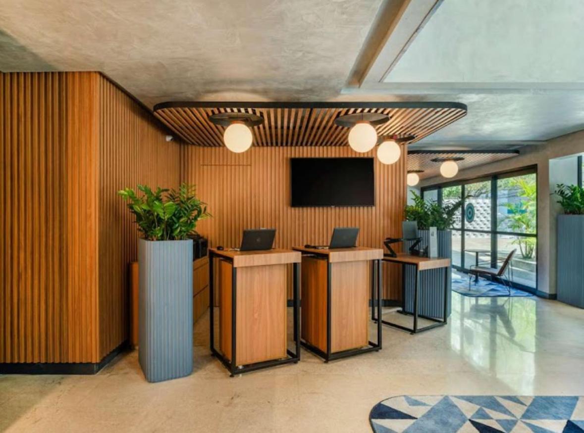 Flat Reformado Em Hotel No Jardins 圣保罗 外观 照片