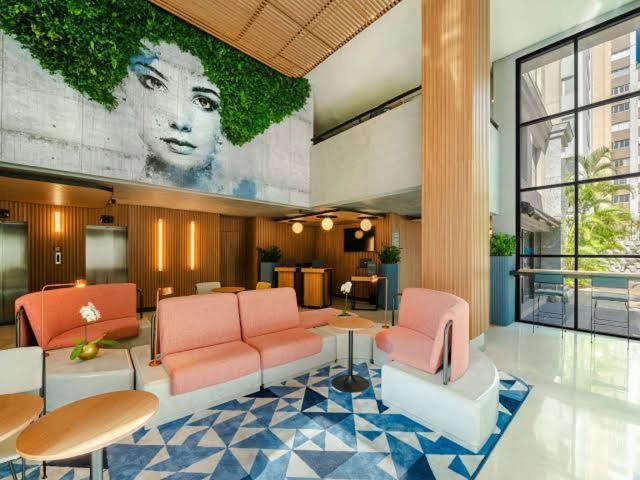 Flat Reformado Em Hotel No Jardins 圣保罗 外观 照片